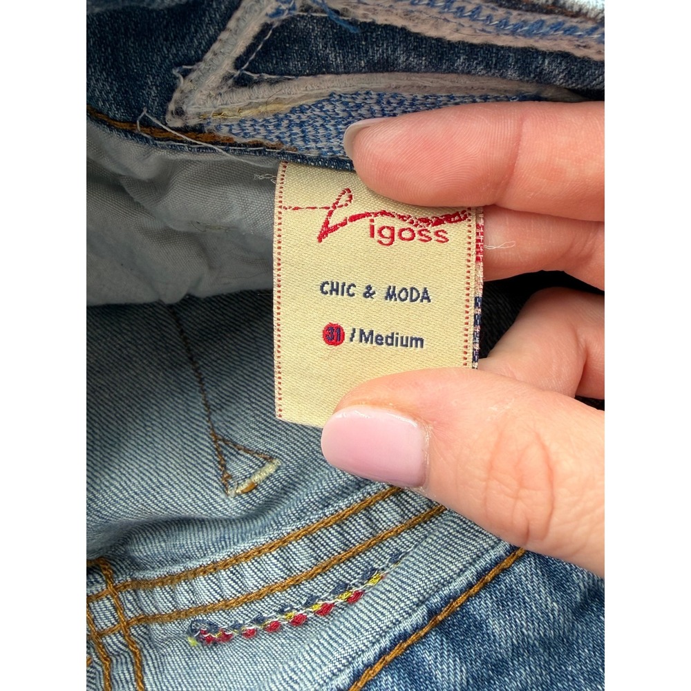 Y2K Vigoss Denim Jeans Womens Retro - Picture 3 of 5